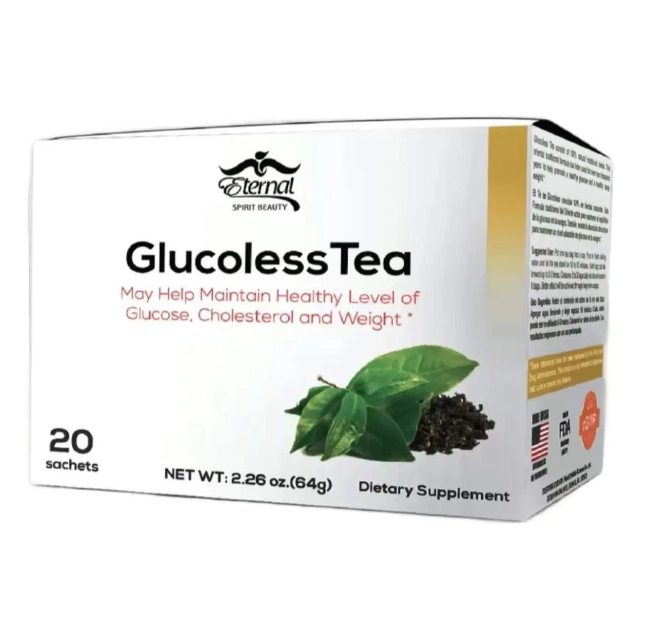 Eternal Spirit Beauty- Glucoless Tea Instant Tea- Natural Health Beverage