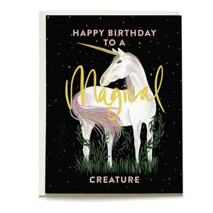 Unicorn Birthday Card