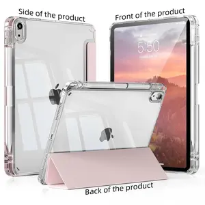 iPad A16 11th Gen & 10th Gen 2022 Cases, 11/10.9 Inch Clear Tpu Shockproof Cover, Durable Protective Case for iPad Series