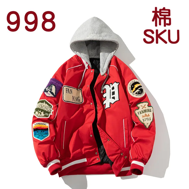 Red cotton style+gray cap