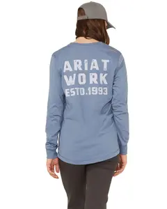 Ariat Women's Rebar Workman Est 1993 Long Sleeve Work Tee - 10062704