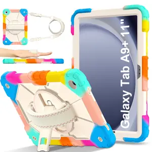 Kids Silicon Armor Case For Samsung Galaxy Tab A11 A9 8.7 A9 Plus A11 Plus S9 S10 FE S10 Lite 10.9 A7 Lite T220 Tablet Cover
