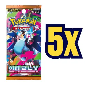 5x Phantasmal Phlames / Inferno X Korean Pokemon Booster Packs