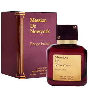 Mission De New York Rouge Extrait Luxury Unisex Fragrance, Men's Fragrance, Long-Lasting 100ml Eau De Parfum, Long Lasting Perfume