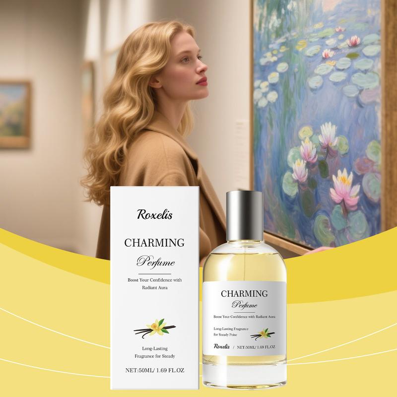 Amber Vanilla Perfume Spray, Long-lasting Fragrance, Eliminates Odors, Subtle Scent, Elegant and Refreshing, Daily Use Perfume Spray