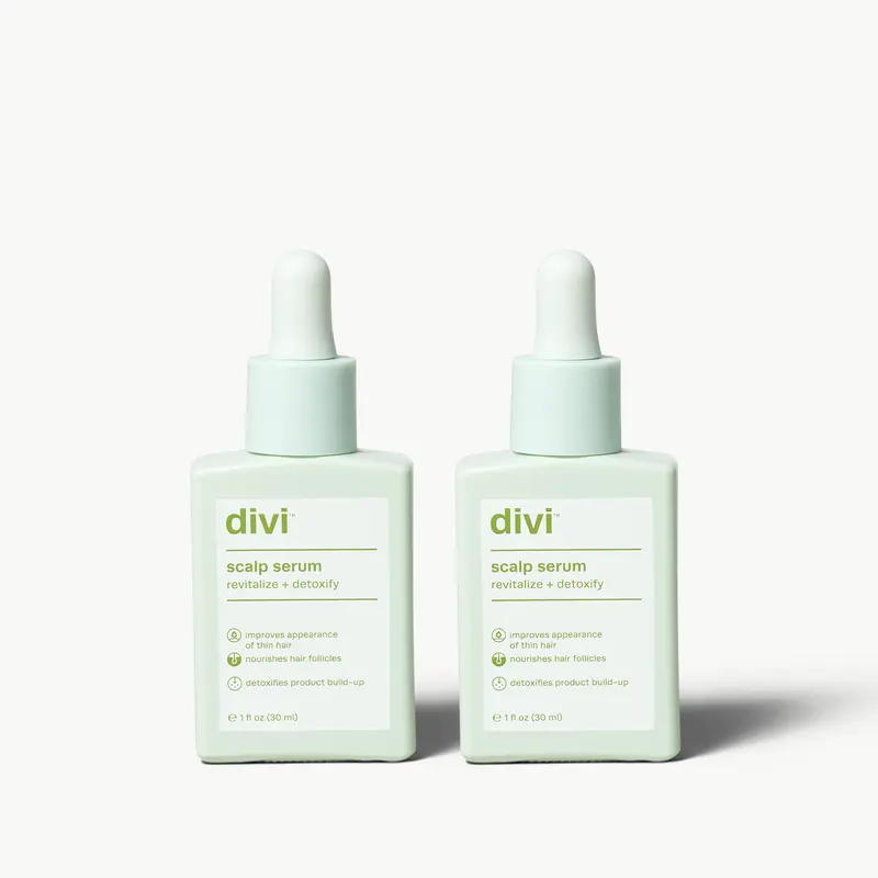 Scalp Serum Duo for Hair Thinning & Scalp Health, 2x 30ml | Divi
