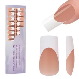 150pcs Square Long / Soft Gel Press-On Nails, Acrylic Extension, Pre-Designed False Nails, 15 Sizes, DIY Nail Art, Daily Wear, Diy Nail Kit, Nail Art Set, Nail Art Supplies
