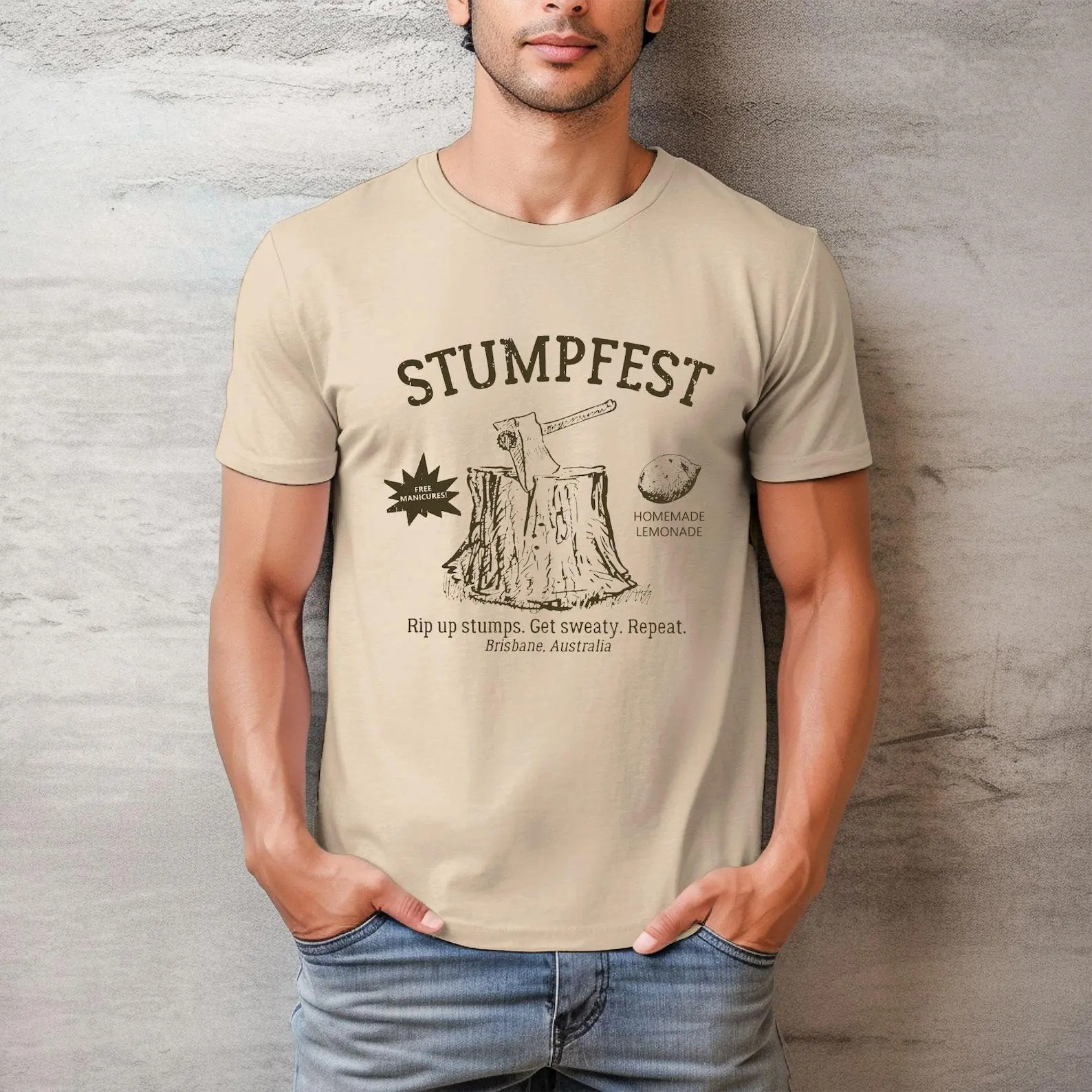 Stumpfest & Lemonade T-Shirt | Bluey Heeler Fan Shirt, Bandit, Pat, Lucky's Dad, Stripe, Bingo, Dad Tee Gift, Christmas