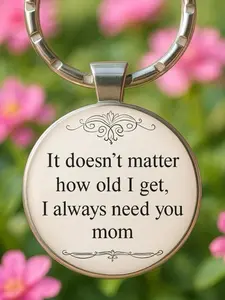 Sweet Meaningful Gift Keychain for Mom, Perfect for Mother's Day Birthday Christmas, Unique Present Idea for Any Occasion