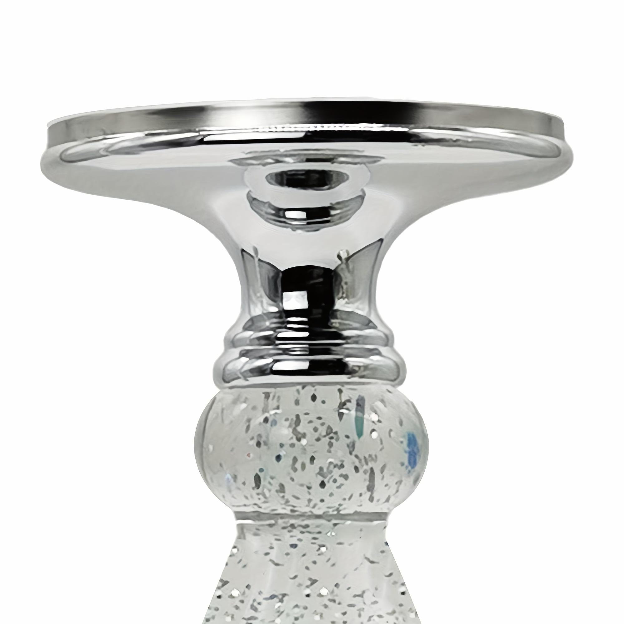 Elegant LED Swirling Candle Holder with On/Off Switch – Polished Acrylic Base, Fits 3-Wick Candles, Perfect for Home Décor & Holiday Gifts