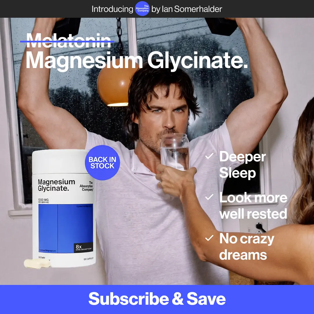 Absorption Company Magnesium Glycinate 1000mg | 8x Better Absorption for Sleep, Stress, Recovery | Gentle, Non-Laxative, 60-Day Supply