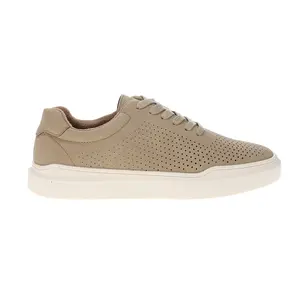 Rush by Gordon Rush Mens Perforated Lace Up Sneakers Shoes Casual - Beige