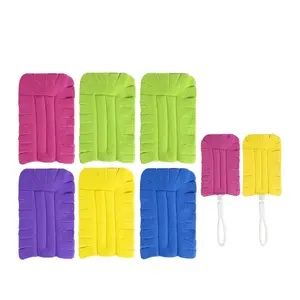 360° Fleece Duster Refills for Swiffer, 8PCS Duster Refill, Reusable Dusters Refills Cleaning, Washable 5 Color Kit with 6 Dusters Refill & 2 Handles