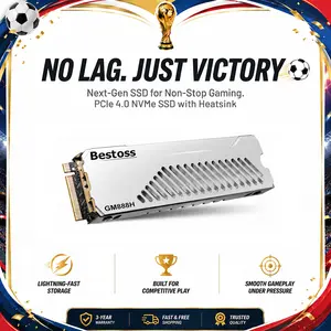 Bestoss GM888 H 1TB/2TB M.2 SSD with Heatsink for PS5/Gaming Consoles/PC,up to 7300mb/s NVMe M.2 PCIe Gen4 Internal Solid State Drive technology enthusiast nand nvme fast storage drive