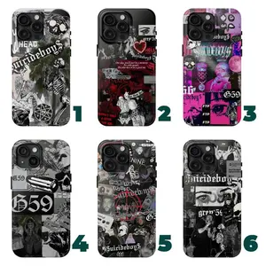 Uicide.Boys Phone case, Greeyyy 59 Phone Case, SBoy Two-In-One Drop-Resistant Mobile Phone Case Protection, Shockproof For IPhone 17-12, Pro Max, Pro Plus, and Samsung S25 24 23 Safety Case