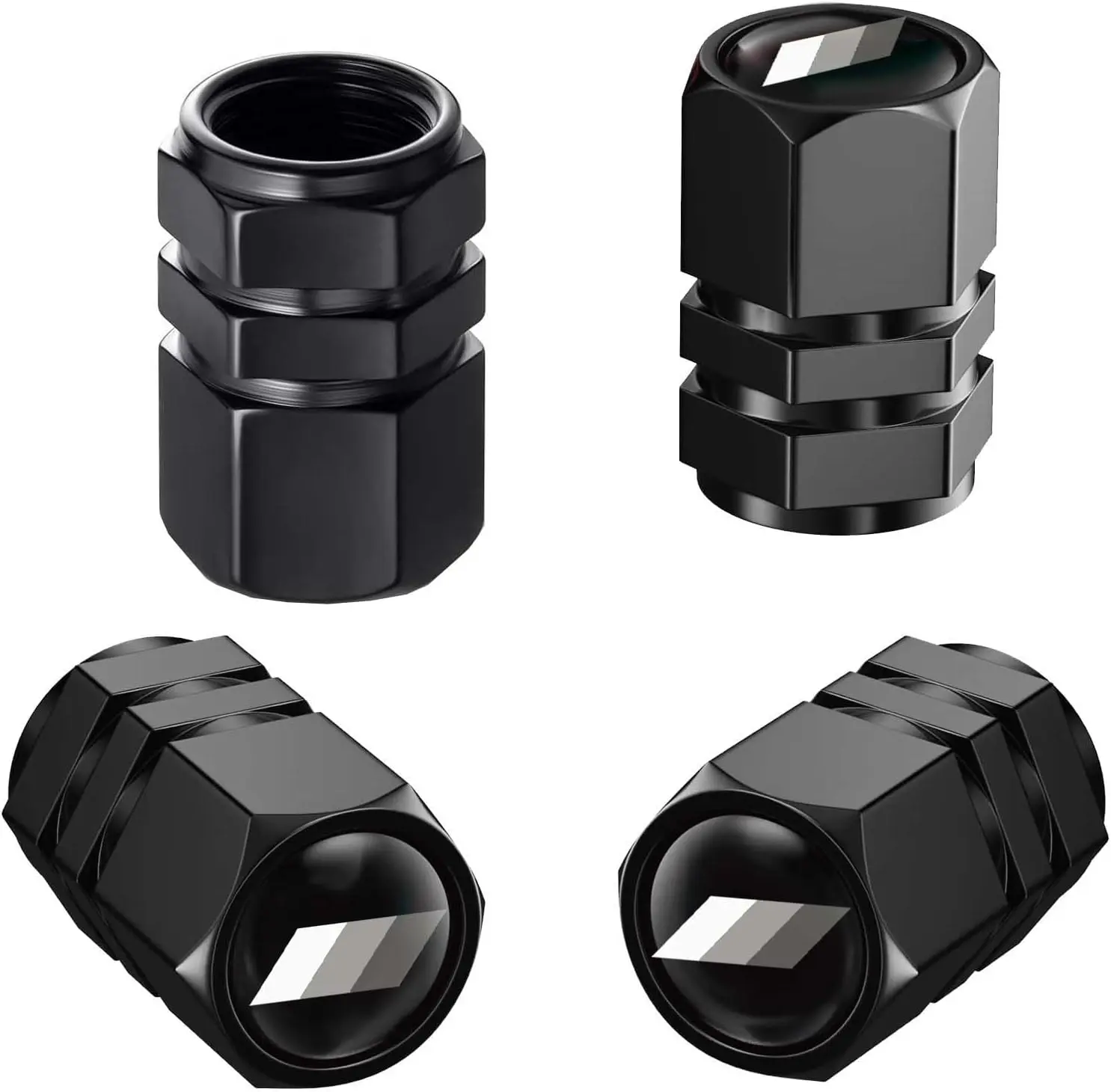 4PCS Tire Valve Stem Caps Fit for  TRD Camry RAV4 Corolla Auto Accessories,  Stem Covers for Cars Trucks Motorcycles SUVs Bikes