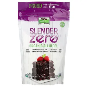 NOW Foods Real Food, Slender Zero™ Organic Allulose, 12 oz (340 g)
