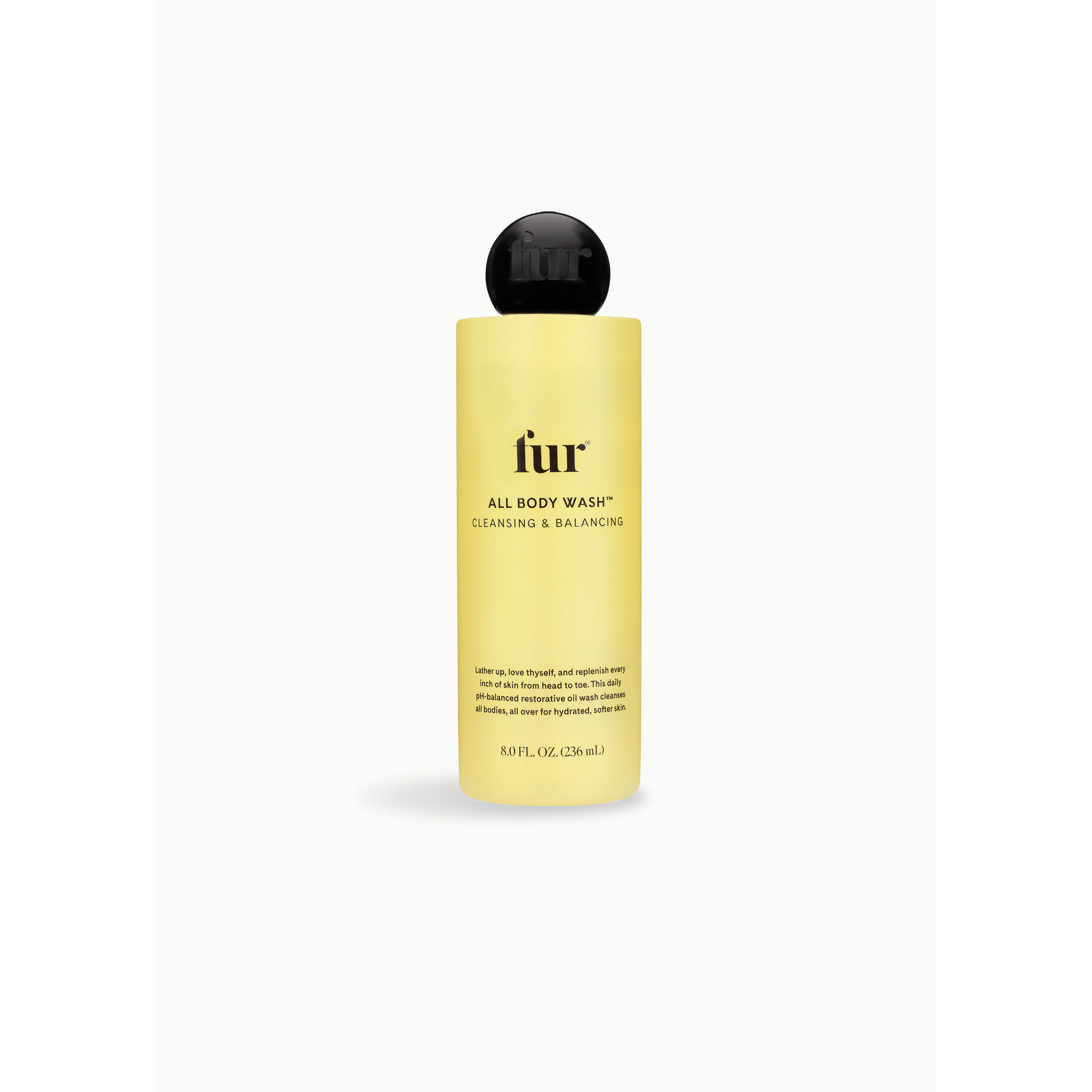 Fur All Body Wash - PH-Balancing Oil Body Wash, Hydrate and Soften Your Skin - 8 FL OZ Body Care Cleanser Milky Moisture Vegan Comfort Lather Moisturizer Cleansing