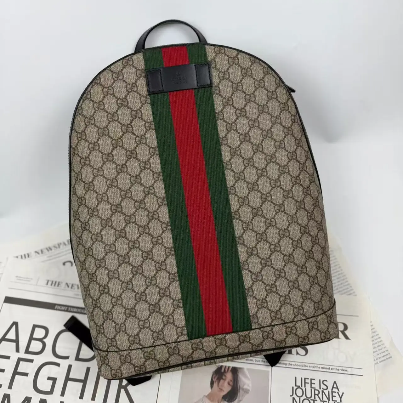 Pre-owned GUCCI canvas Backpacks Backpack, Pre Loved Designer Luggage & Bag for Daily Use