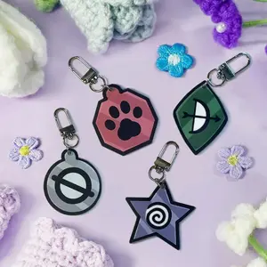 Mewgenics Class Collar Acrylic Keychain