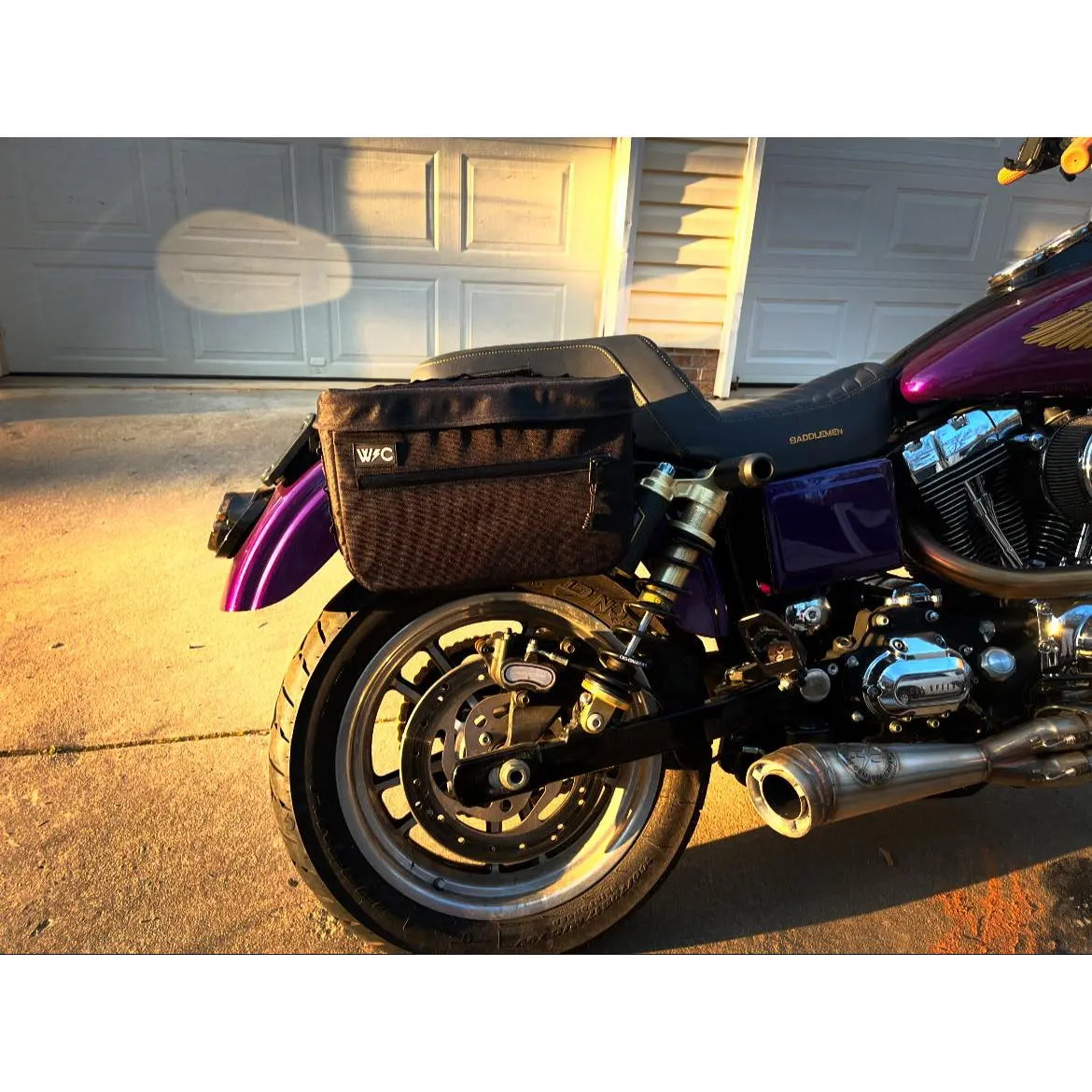 Casket saddlebags