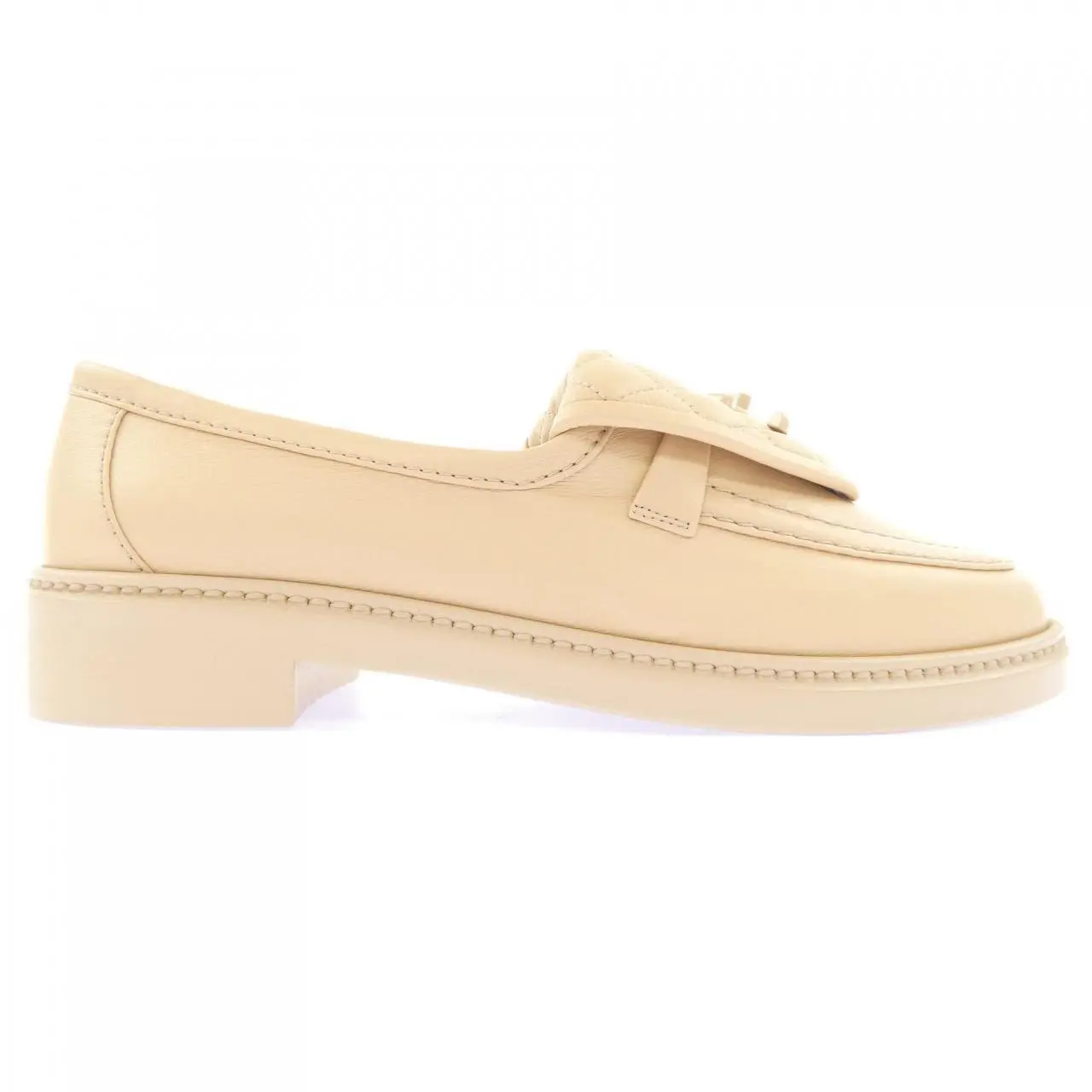 Pre-owned CHANEL Lambskin Small Leather Goods Turnlock Loafers