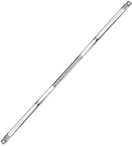 French Fitness Chrome 42" Dual Hook Straight Bar Cable Attachment (New)