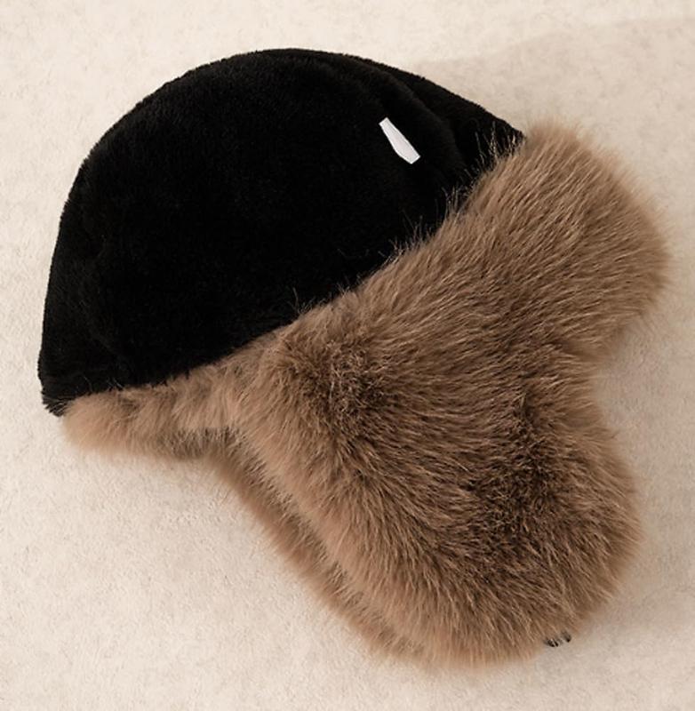 Women's Trapper Hat Faux  Winter Hats Fuzzy Russian Hat with Buckle Trooper Warm Ski Cycling Ear Flap Hat 2025
