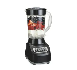 Smoothie Blender 48 oz Stainless Steel Blade with 12 Blending Functions, Black