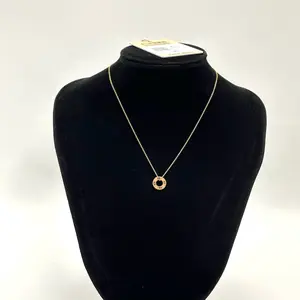 Pre-owned Tiffany Atlas Series Hollow Diamond Inlaid Roman Numeral Necklace, SZ3022602112412