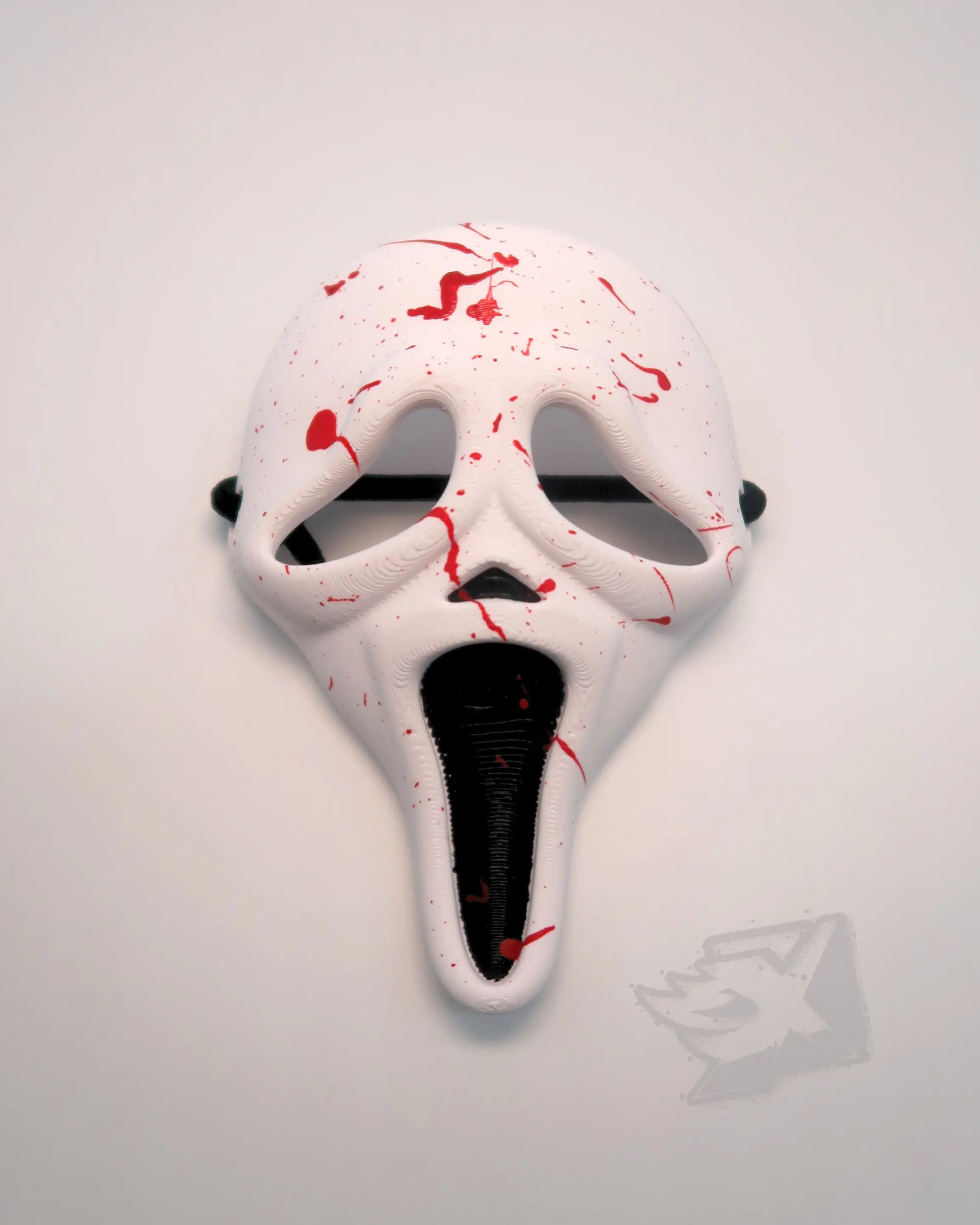 The Stalker: Crimson Splattered Doll Mask