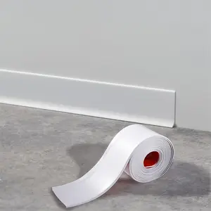 Self-Adhesive PVC Base Board, Flexible Molded Decorative Corner Trim, Easy Installation, Ideal for Home Renovation and Decoration Upgrade