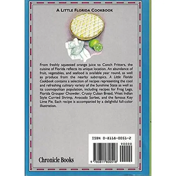 Used Hard Cover Book - Little Florida Cookbook by Anne Hardy, English, Home Cooking Food Guide, 60 Pages, 0.34 lbs