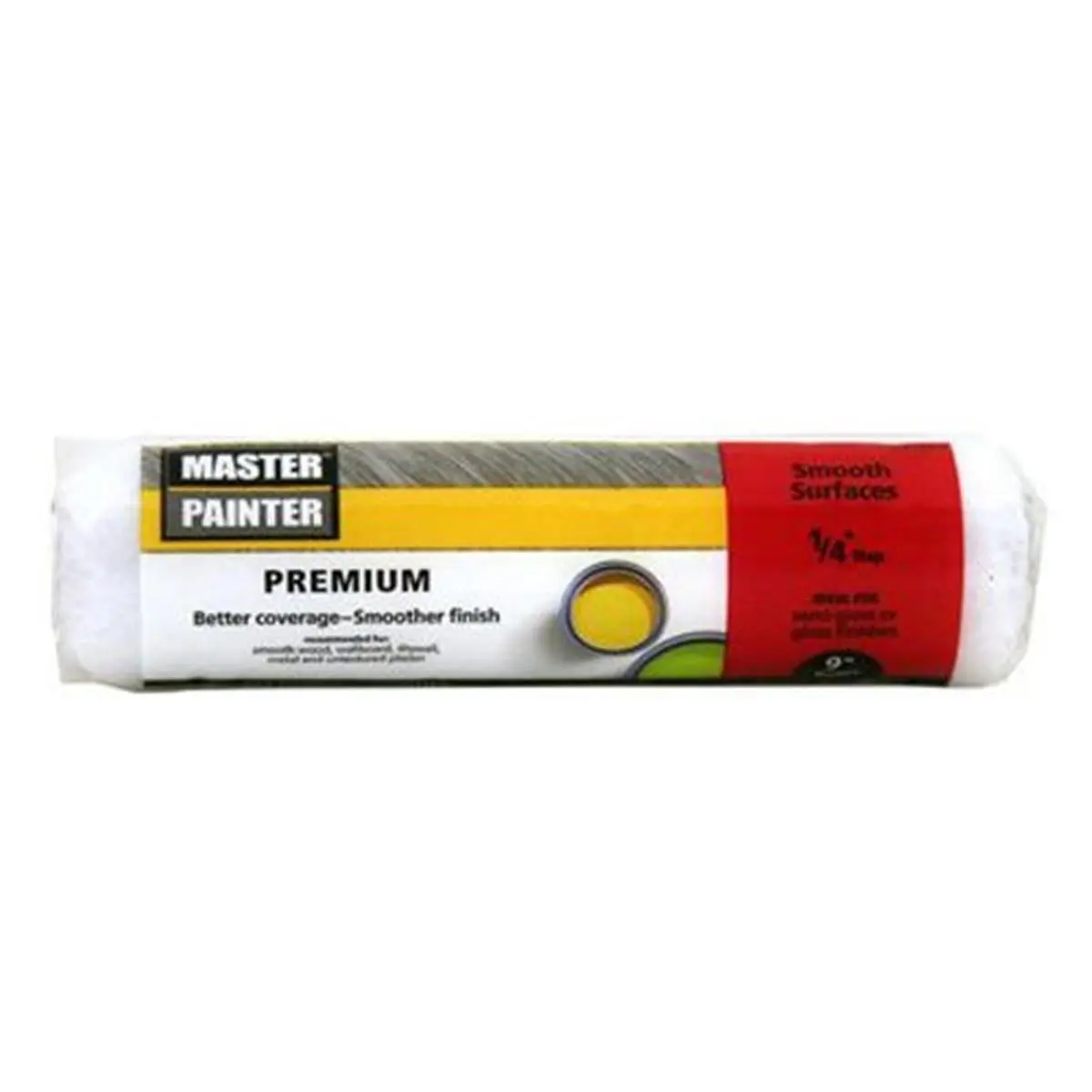 212 MAIN True Value Knit Paint Roller - 9" x 1/4" Cover, Better Coverage Smooth Finish Home Painting Tool for All Paints & Stains, Model MPP914