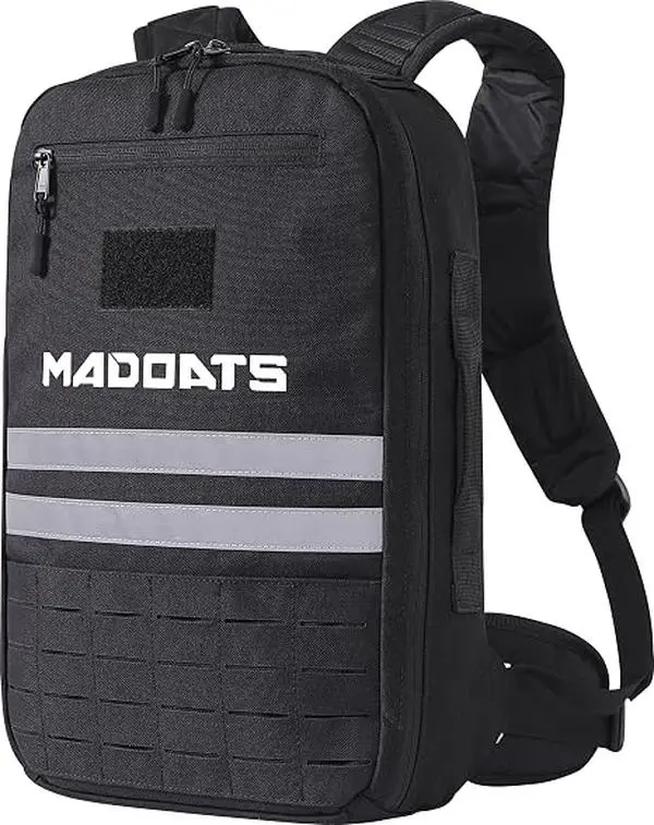 MD 24L Weighted Rucking Backpack – Multi-Pocket Load Carrier with Adjustable Straps, Chest & Hip Support for Fitness, Training and Rucking