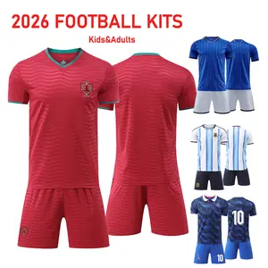 2026 Custom Soccer Jerseys for Kids Personalised Football Shirt Set Men Women Football Jersey RONALDO
