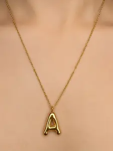 The Molten Initial Necklace