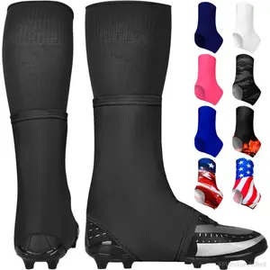 Spats Football Cleat Covers - Keep Your Laces Tied and Cleats Clean, Football Spats for Cleats, Perfect for Baseball, Soccer, Lacrosse, Hockey - Adult & Youth Sizes FFVentureVibe8