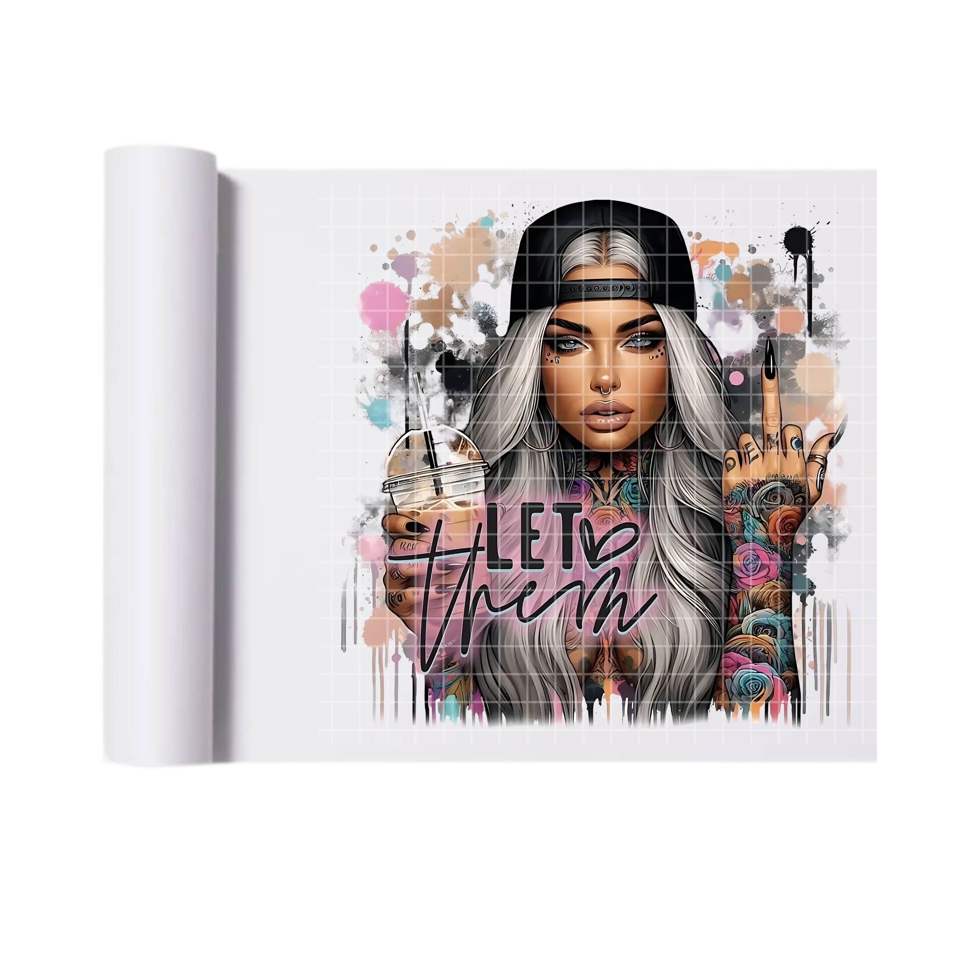 Let Them Babe DTF Transfer