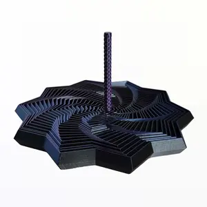 7" LARGE 3D Print Fidget Expandable Multi Color (Blue,Purple,Black) Star for Stress Relief or Fun Desk Toy Adult Child Gift #26