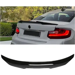 Rear Trunk Spoiler Compatible with 2014-2021 BMW F22 2 Series 2 Door Coupe Model Only 2016-2021 F87 M2 Model Wing Lip Rear Trunk Lid Duckbill Spoiler Gloss Black