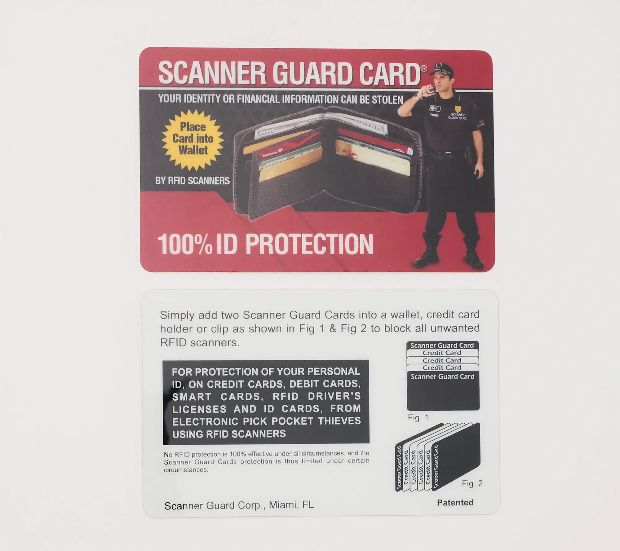Scanner Guard 3 Sets of RFID Protection Cards