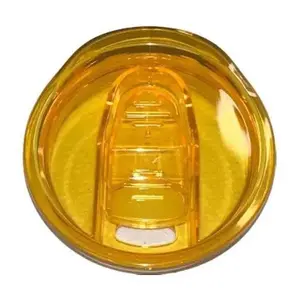 Yellow Sliding Locking Lid - 20oz oz 20 oz. 20oz. - Skinny Straight Sublimation Tumbler Color Lid - Amy's Tumbler Junkies, Your Favorite Tumbler Shop!