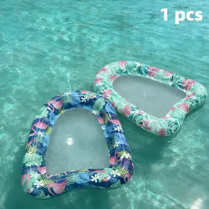 Water Floating Mother's Day Adult Inflatable Float, Minimalist Pool Chair Float, Pool Float Lounge, Colorful Mood Booster, Hammock, 3-In-1 Pool Toy