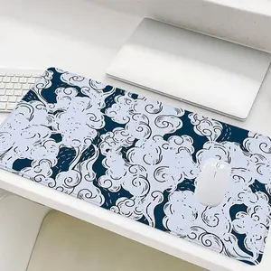 Cloud Pattern Mouse Pad, Rectangle Gaming Mouse Pad, Non-Slip Mousepad, Office Desk Keyboard Mouse Mat for Home Office Game Room Desk, Desk Accessories