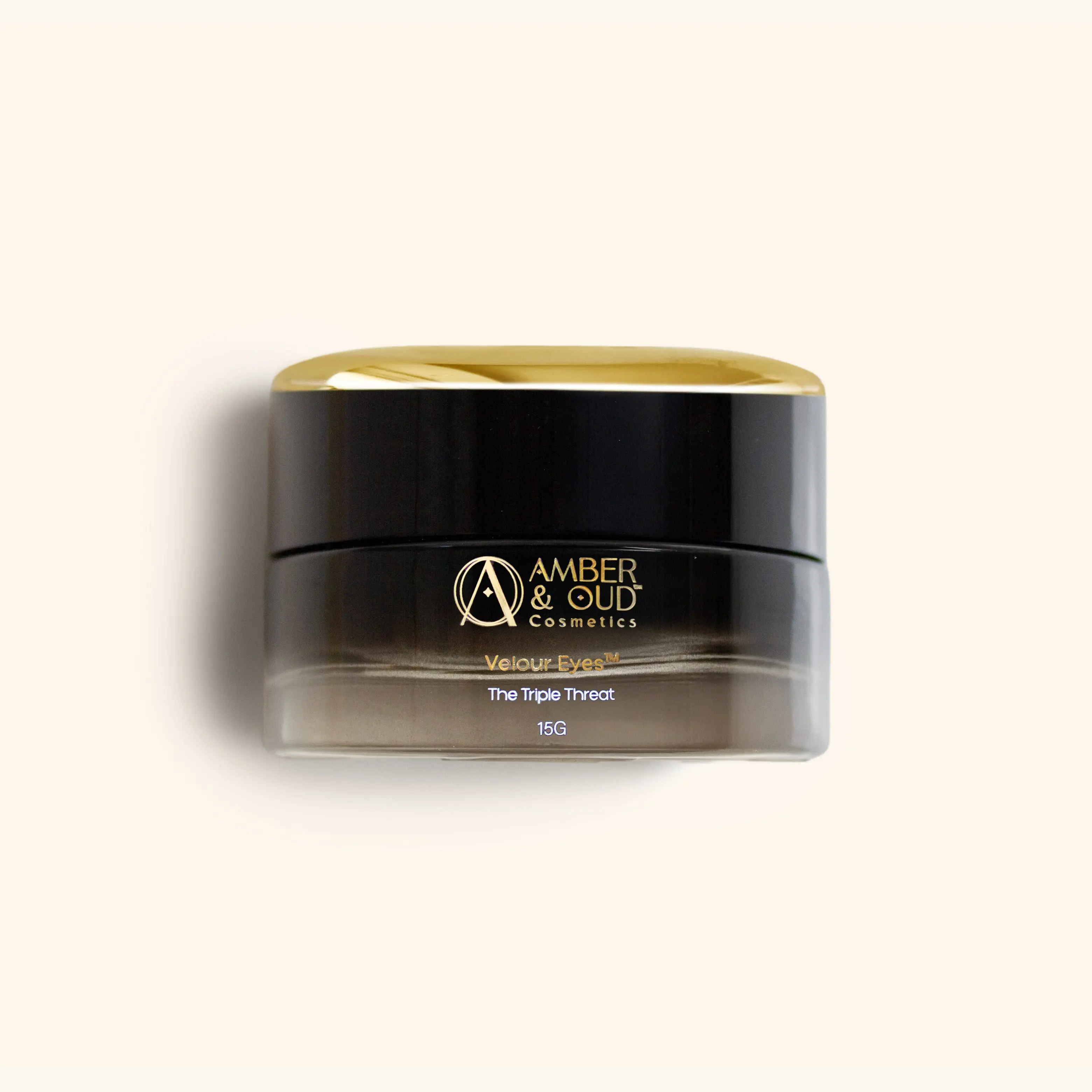 Amber & Oud Cosmetics Velour Eyes Hydrating Eye Cream with Caffeine & Peptides, 15 g / 0.53 oz Avocado Bright