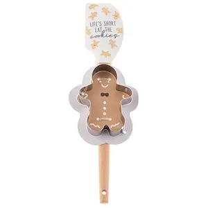 Spatula & Gingerbread Cookie Cutter Set