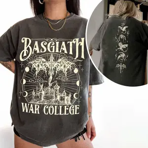 Basgiath War College Comfort Colors Shirt, Dragon Rider Fourth Wing Tee