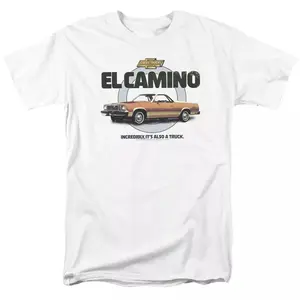Chevrolet Also A Truck T-Shirt Mens El Camino Chevy Tee, Women Men Lady Crewneck Casual Shortsleeve Cotton Menswear Top