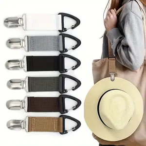Travel Hat Clip - Conveniently Hangs on Bag, Securely Holds Hats, Ultra-Lightweight, Portable, Essential Accessories for Handbags, Backpacks, Luggage - Perfect for Travel, Commutes, Outdoor Activities